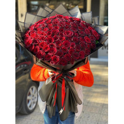 Söz Nişan ve İsteme İçin Özel Tasarım Buket 101 Gül